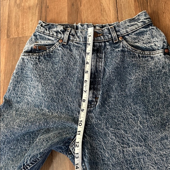 LEE WOMENS VINTAGE 90s ACID WASH HIGH RISE JEANS Sz 10 MED - Picture 8 of 11